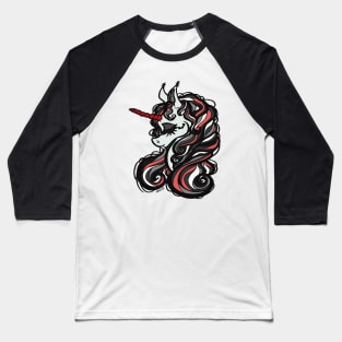 Vampire Unicorn Baseball T-Shirt